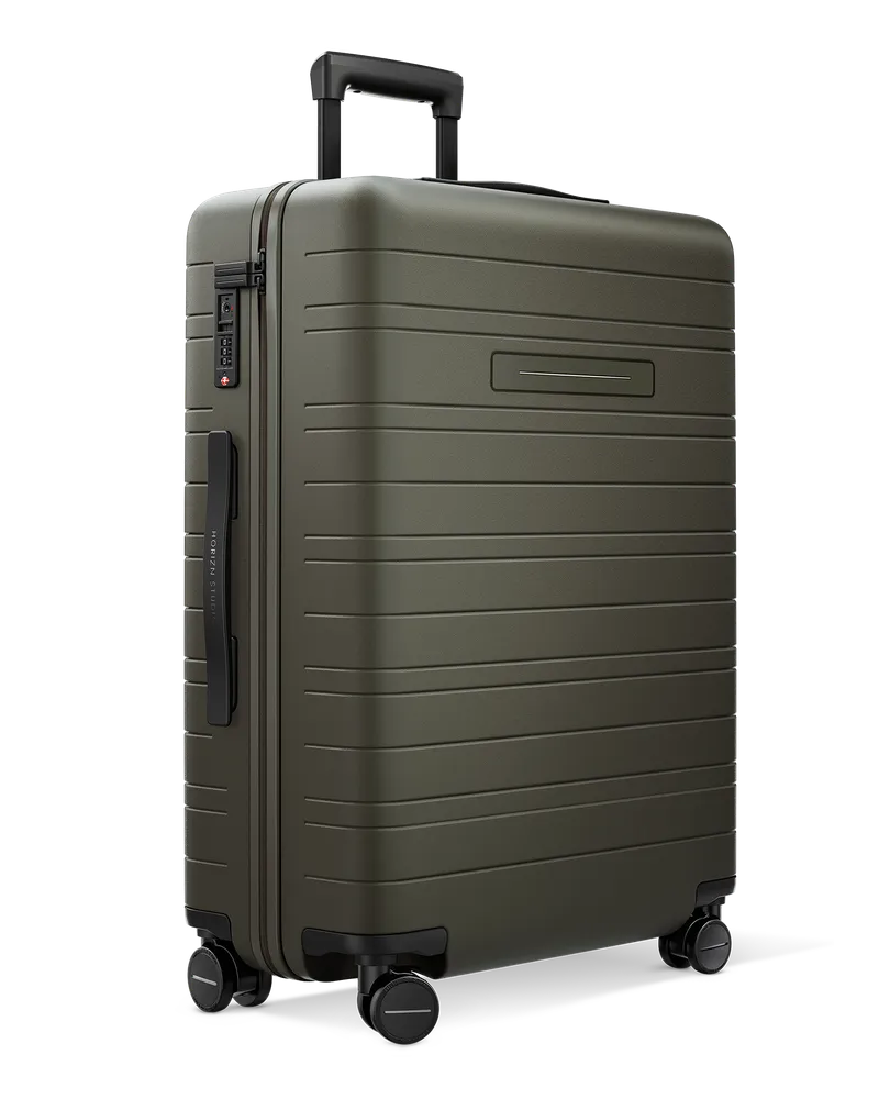 HORIZN STUDIOS H6 Essential in Dark Olive - Check-In Luggage - - 3.7kg - Lifetime Warranty Dark