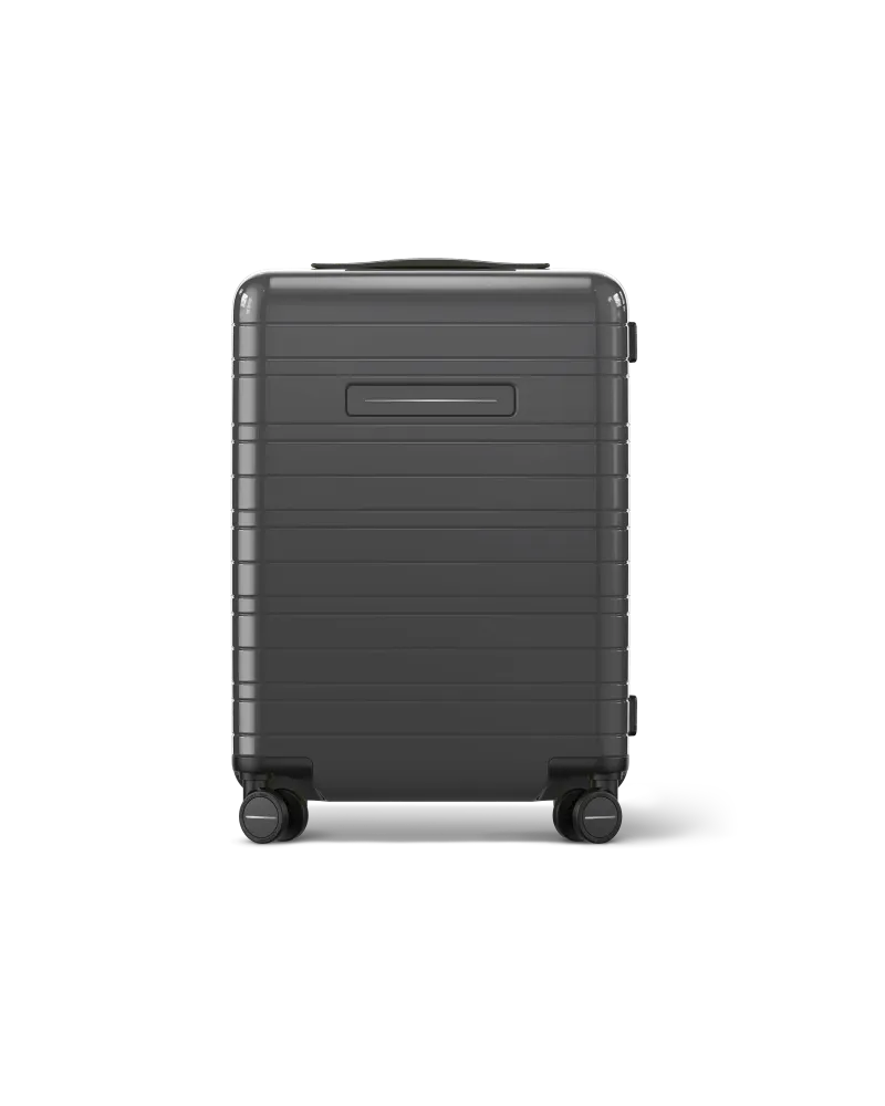HORIZN STUDIOS H5 Essential - Handgepäck Koffer in Glossy Graphite 4.2kg - lebenslange Garantie Glossy
