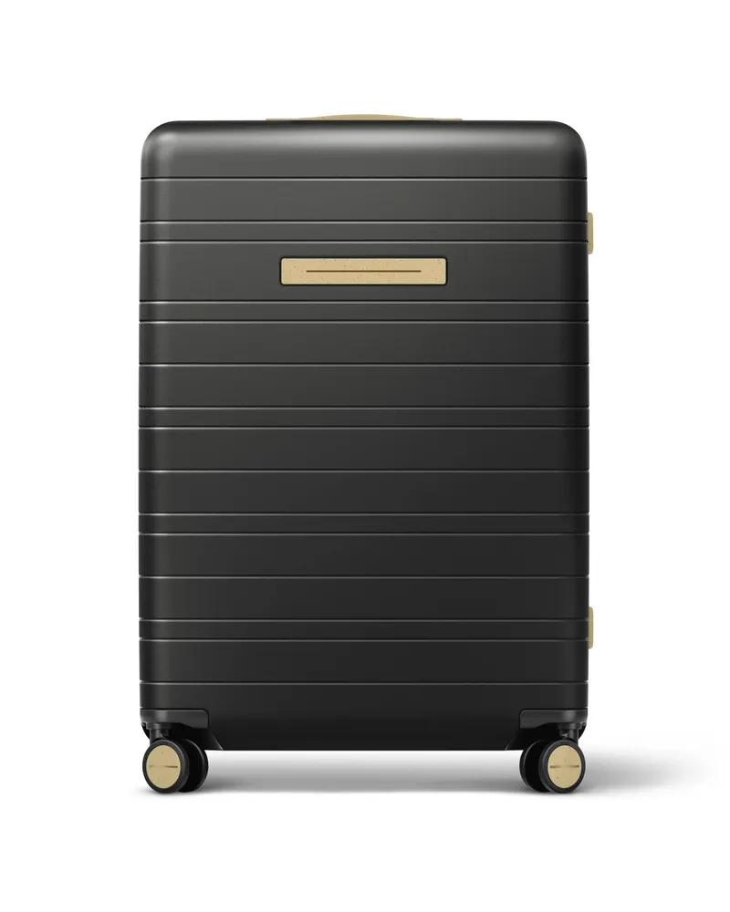 HORIZN STUDIOS H7 RE - Check-In Reisekoffer in All Black 6.2kg - lebenslange Garantie All