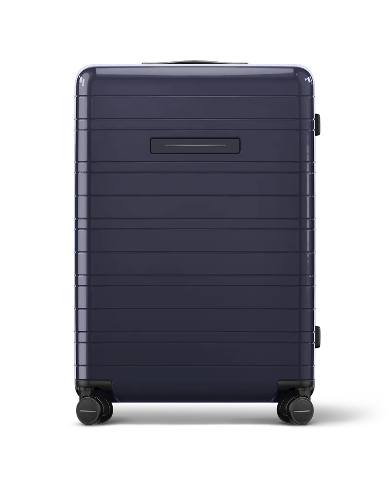 HORIZN STUDIOS H7 Essential - Check-In Reisekoffer in Glossy Purple Night 6.2kg - lebenslange Garantie Glossy