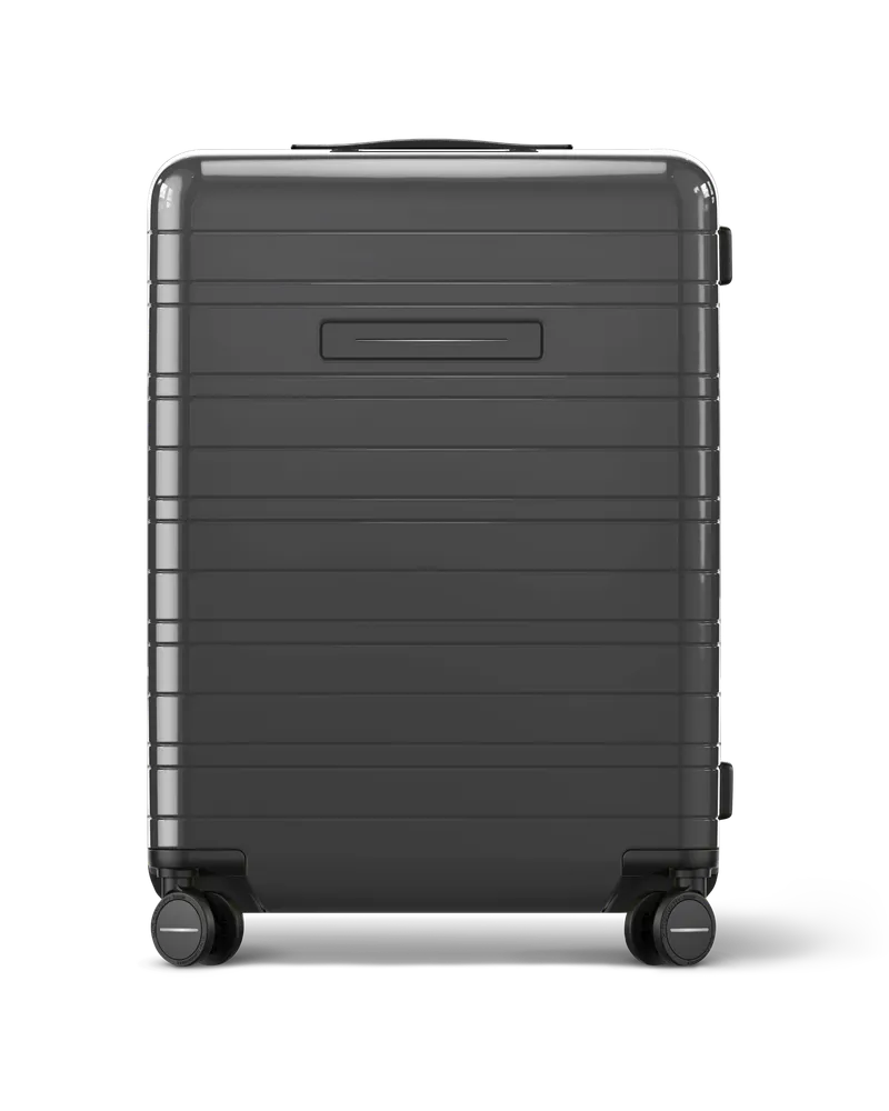 HORIZN STUDIOS H6 Essential - Check-In Reisekoffer in Glossy Graphite 5.3kg - lebenslange Garantie Glossy