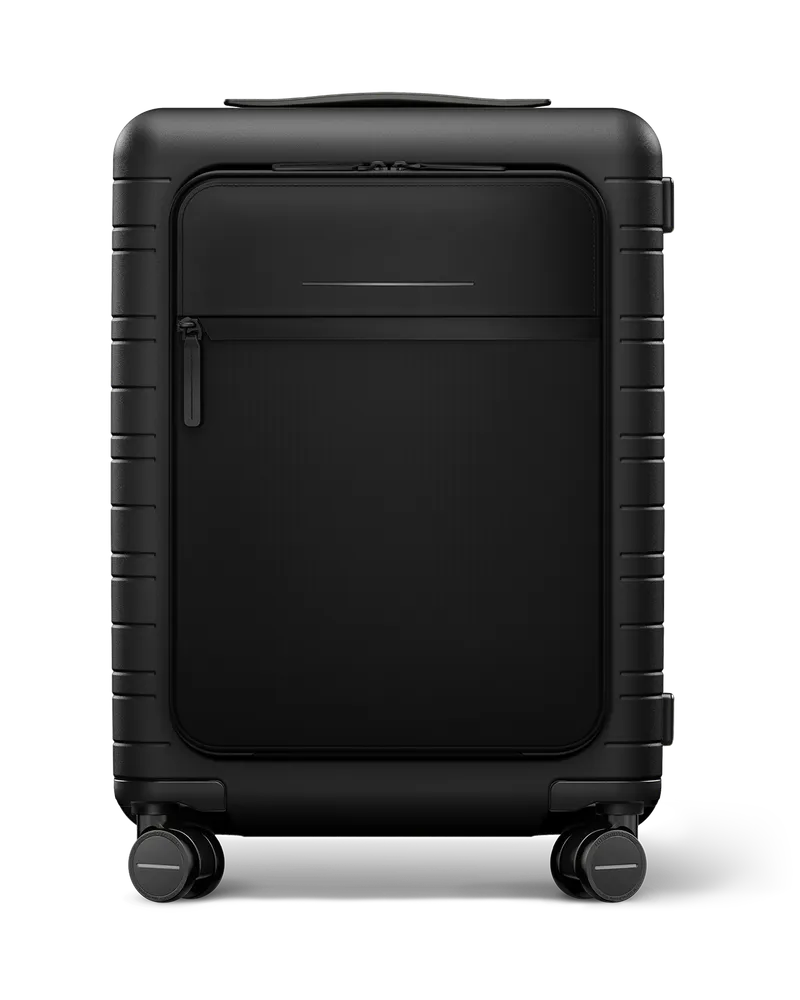 HORIZN STUDIOS M5 Essential - Handgepäck Koffer in All Black 4.6kg - lebenslange Garantie All