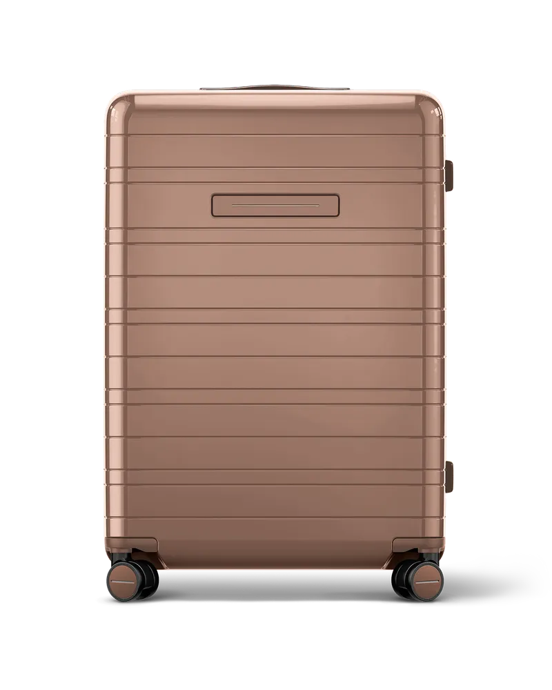 HORIZN STUDIOS H7 in Glossy Mocha - Check-In Luggage - - 6.2kg - Lifetime Warranty Glossy