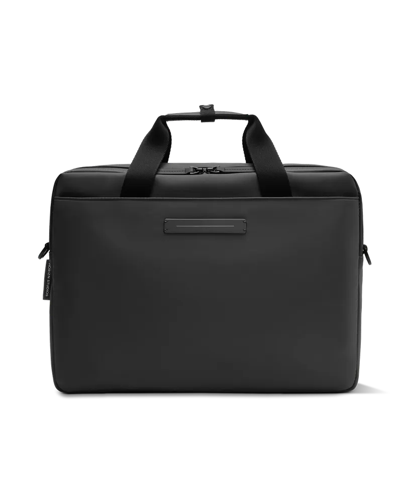 HORIZN STUDIOS Gion Briefcase in All Black - Laptop Cases 1kg - 2-Year Warranty All