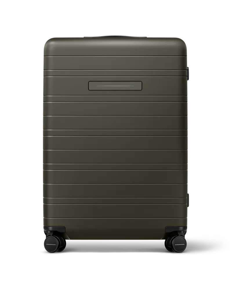 HORIZN STUDIOS H7 Essential - Check-In Reisekoffer in Dark Olive 6.2kg - lebenslange Garantie Dark