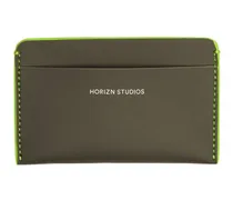 Card Holders | Cardholder in Dark Olive / Neon Green