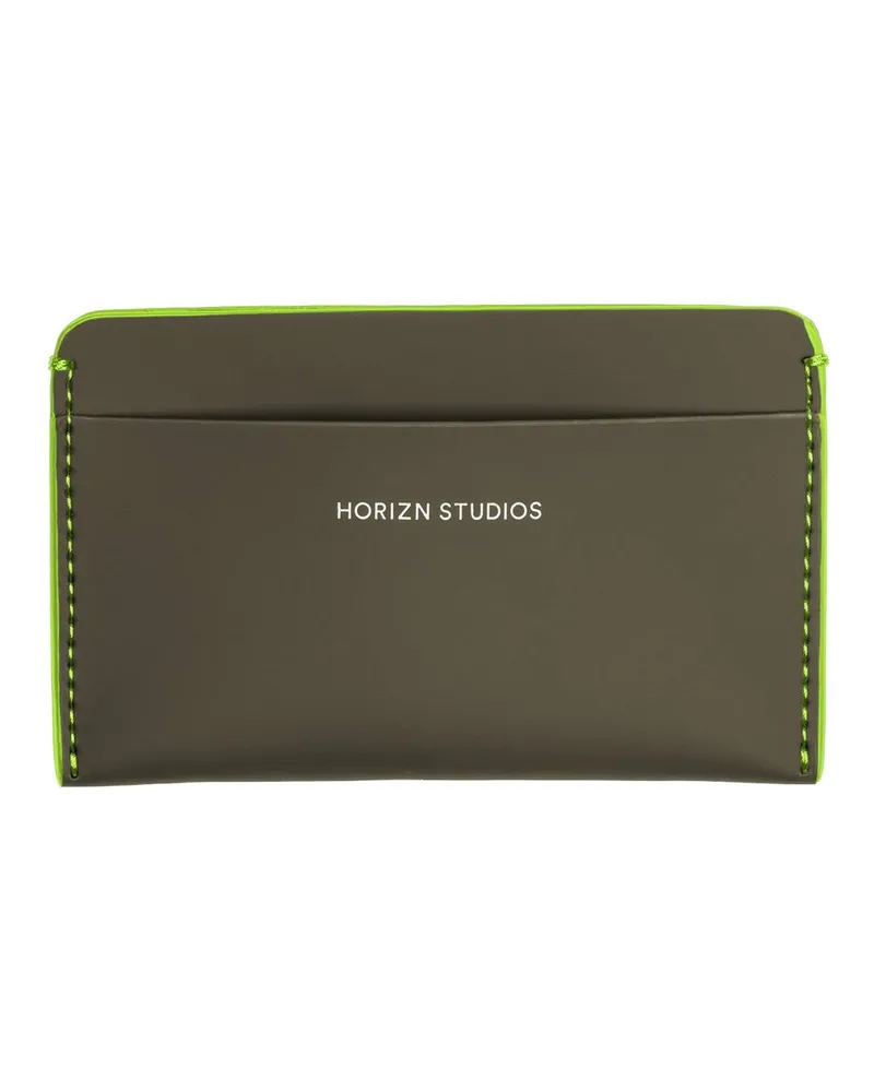 HORIZN STUDIOS Cardholder in Dark Olive - Card Holders - - 0.3kg - 2-Year Warranty Dark