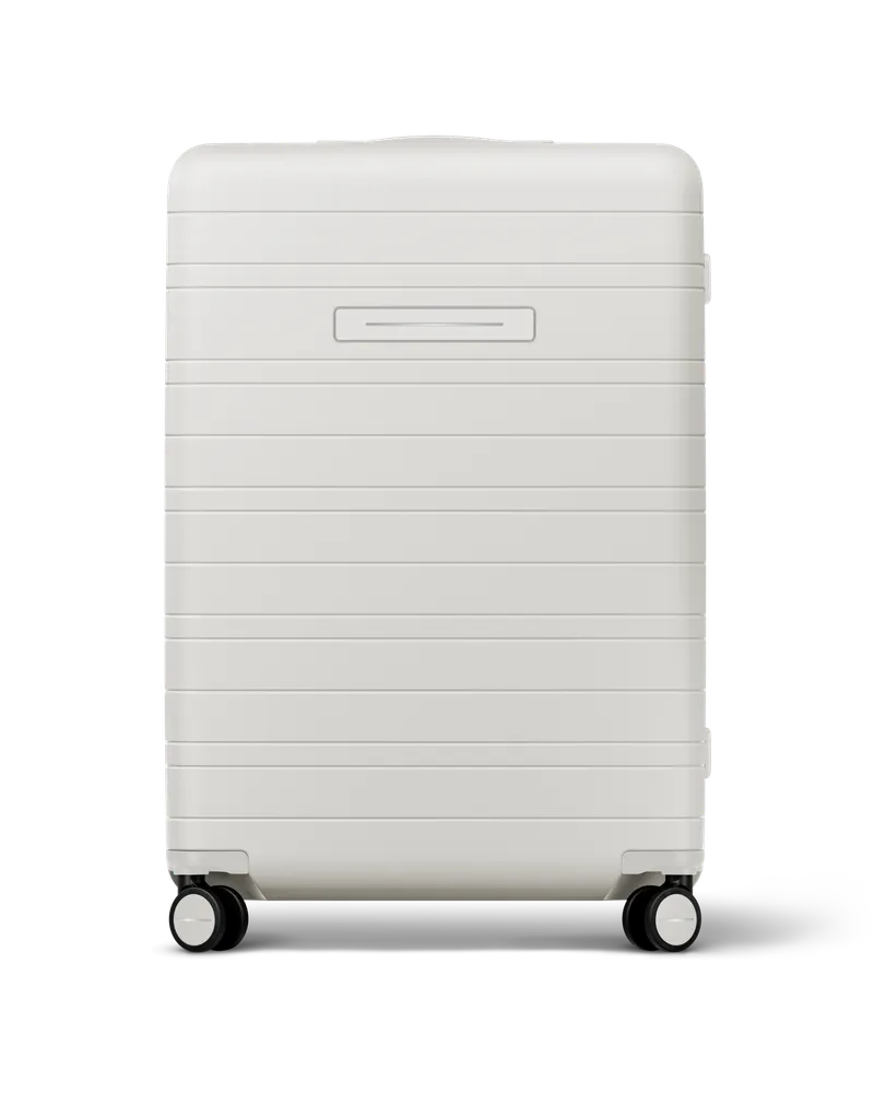 HORIZN STUDIOS H7 Essential - Check-In Reisekoffer in All White 6.2kg - lebenslange Garantie All