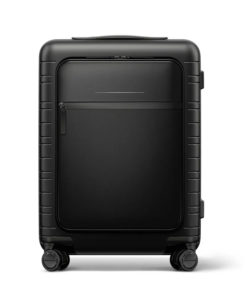 HORIZN STUDIOS M5 Pro - Handgepäck Koffer in All Black 4.5kg - lebenslange Garantie All