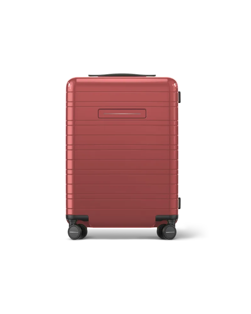 HORIZN STUDIOS H5 Essential - Handgepäck Koffer in Glossy True Red 4.2kg - lebenslange Garantie Glossy