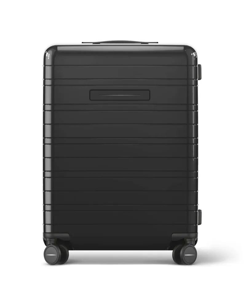 HORIZN STUDIOS H6 Essential - Check-In Reisekoffer in Glossy All Black 5.3kg - lebenslange Garantie Glossy