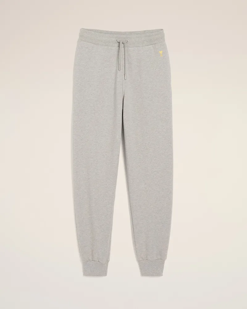 AMI Paris Ami de Coeur Jogginghose aus grauer Baumwolle Grau für Herren Hellheather