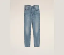 Blaue Tapered-Fit-Jeans aus Baumwolle Blau für Herren