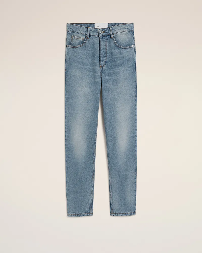 AMI Paris Blaue Tapered-Fit-Jeans aus Baumwolle Blau für Herren Blau