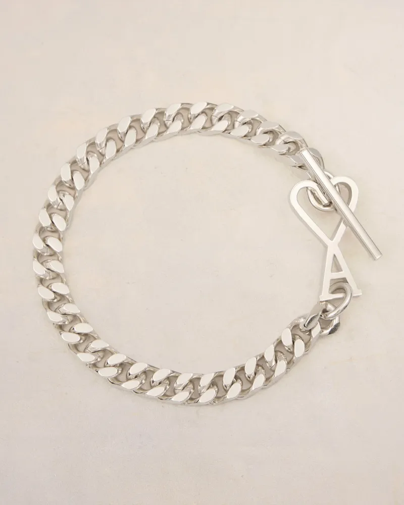 AMI Paris Ami de Coeur Armband Silber Silber