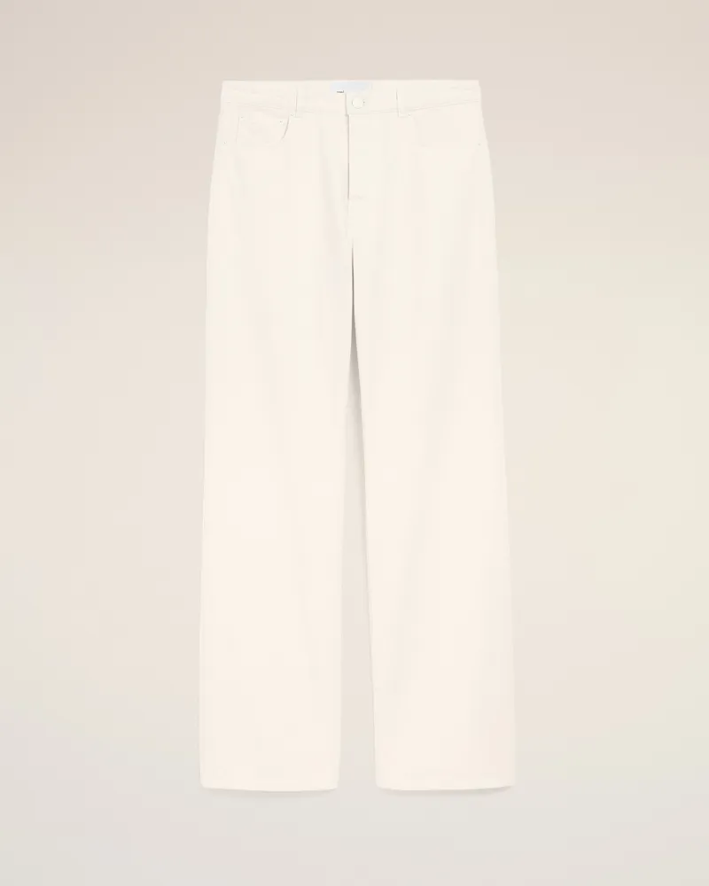 AMI Paris Weiße Baumwolljeans mit großzügiger Passform Weiß für Herren Weiss