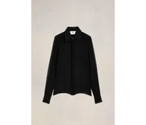 Tailliertes Hemd Schwarz für Frauen