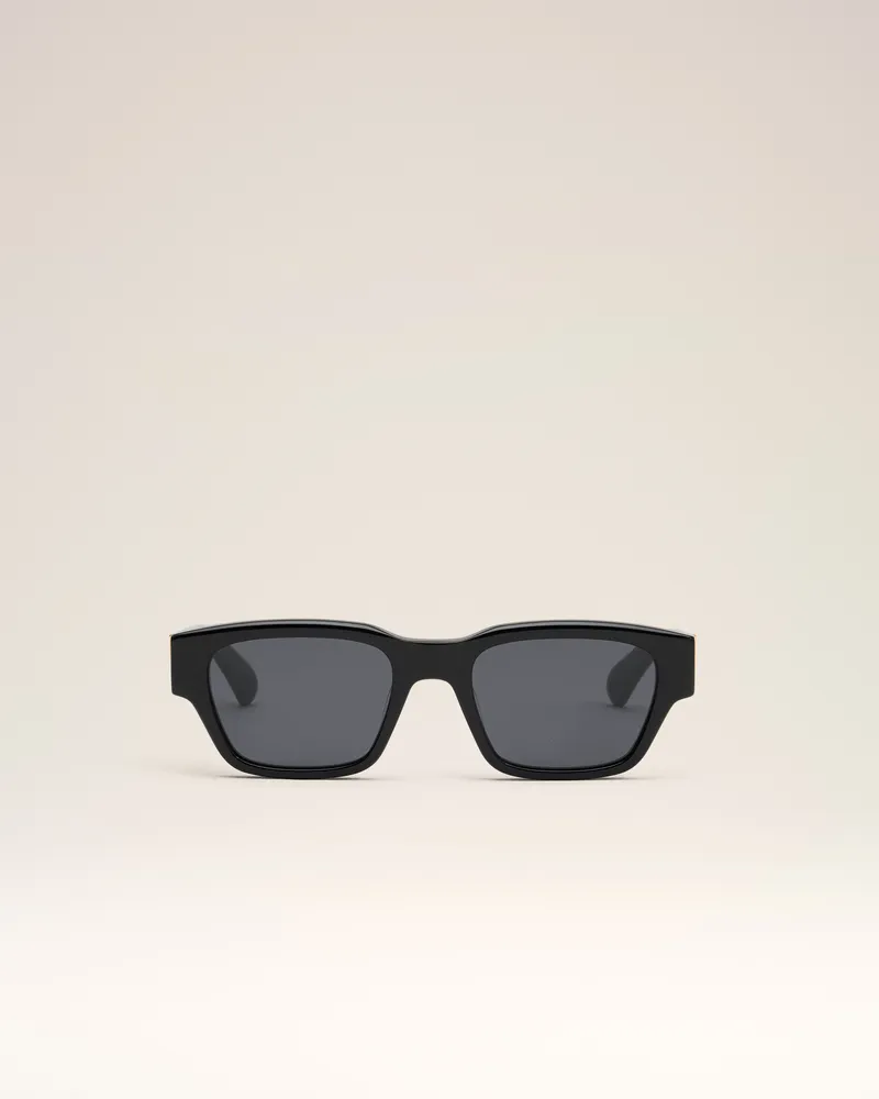 AMI Paris Schwarze 75009 Sonnenbrille Schwarz Unisex Schwarz