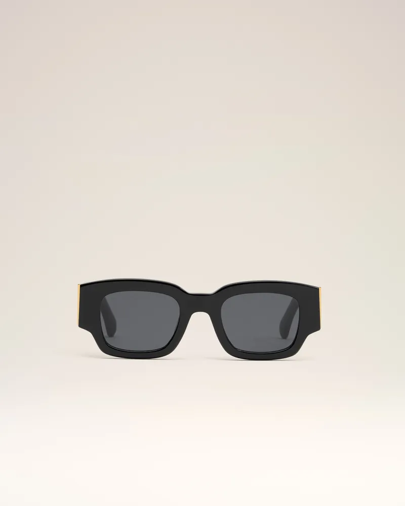 AMI Paris Schwarze 75001 Sonnenbrille Schwarz Unisex Schwarz