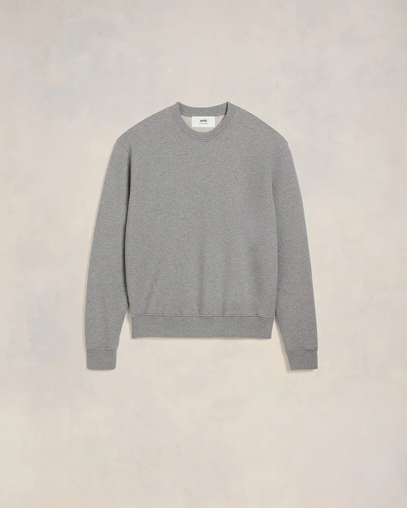 AMI Paris Ami de Coeur Sweatshirt Grau - Größe Unisex Heather