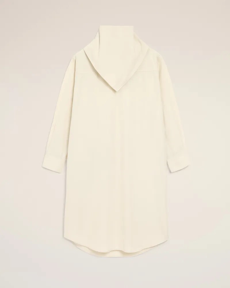 AMI Paris Bandana-Midikleid aus Baumwolle in Weiß Weiß Unisex Ivory