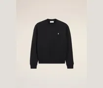 Ami De Coeur Sweatshirt aus schwarzer Baumwolle Schwarz für Herren