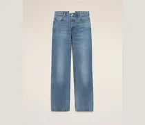 Weit geschnittener Jeans aus blauer Baumwolle Blau für Herren