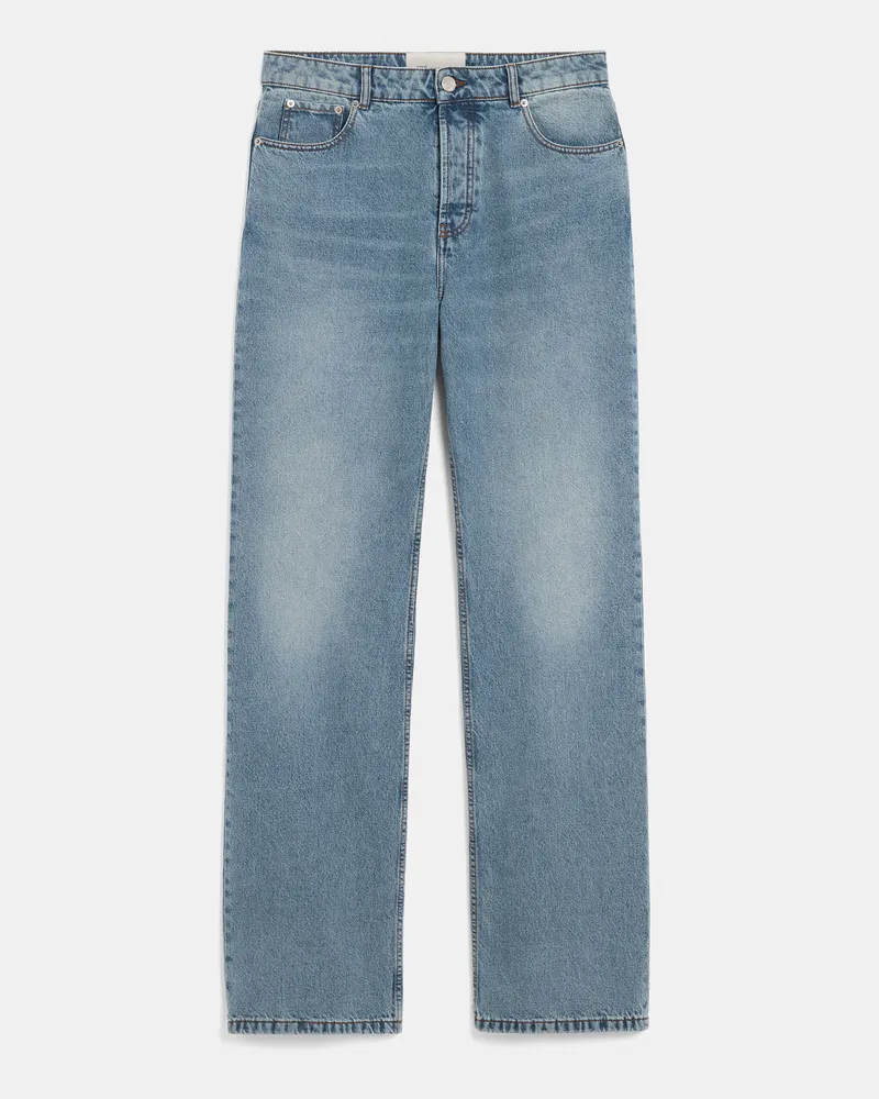 AMI Paris Weit geschnittener Jeans aus blauer Baumwolle Blau für Herren Blau