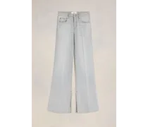 Geschlitzte Flare Fit Jeans Grau für Frauen
