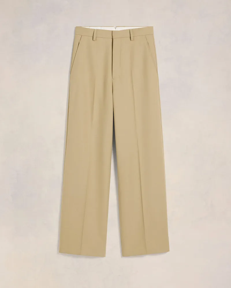 AMI Paris Large-Fit-Hose Beige - Größe für Damen Sand