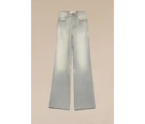 Flare-Fit-Jeans Grau für Frauen