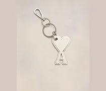 Ami de Coeur Schlüsselanhänger aus silberfarbenem Metall Silber Unisex