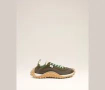 Mirage Sneaker aus grünem Mesh Braun Unisex