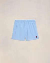 AMI Paris Ami de Coeur Boxershorts Blau Himmelblau