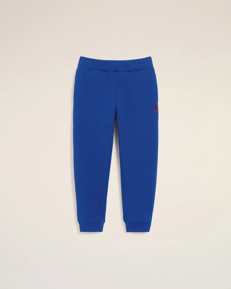 AMI Paris Ami de Coeur Jogginghose aus blauer Baumwolle Blau - Größe Unisex Royal