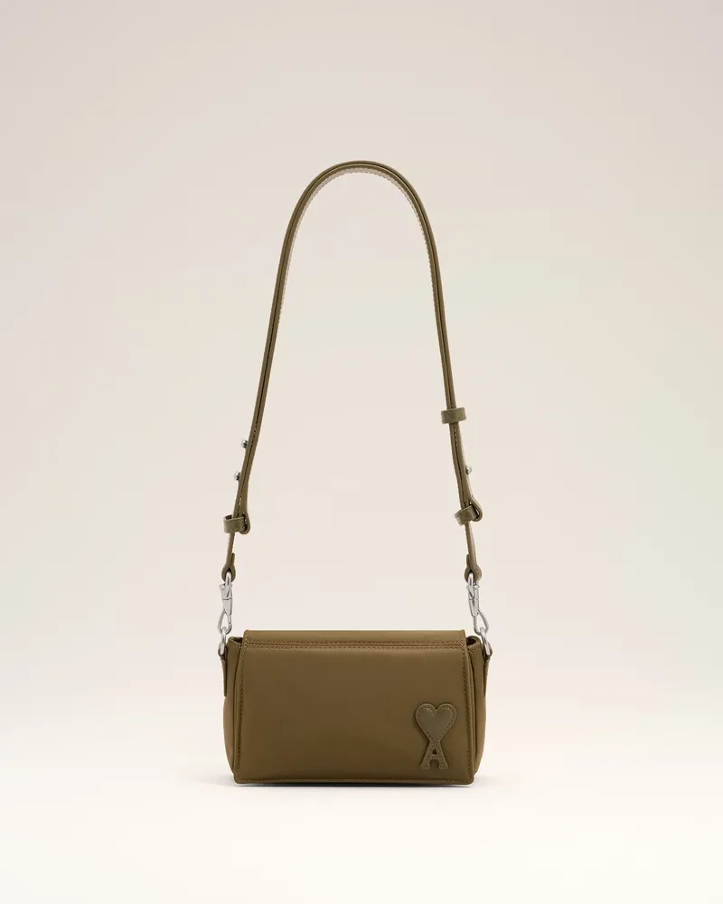 AMI Paris Marcel Lunch Box Tasche aus braunem Nylon Braun - Größe Unisex Trüffel