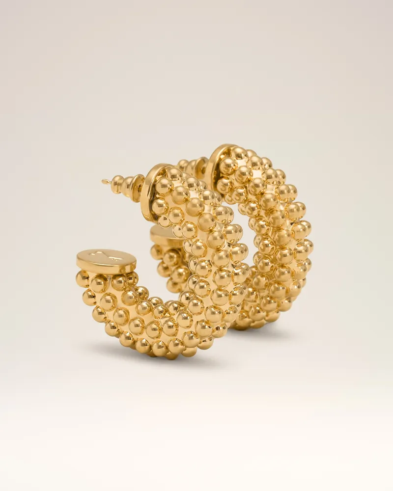 AMI Paris Perlenohrringe aus Messing in Gold Gold Unisex Gold