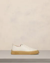 AMI Paris Sneaker mit Schnürverschluss Weiß Weiss