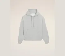 Graues Ami De Coeur Sweatshirt aus Baumwolle mit Prägung Grau Unisex