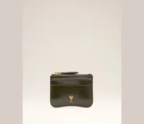 Grünes Paris Paris Kartenetui mit Reißverschluss Grün Unisex