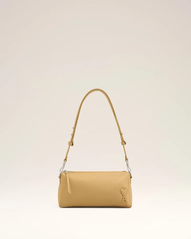 AMI Paris Marcel Tasche aus beigem Nylon Beige Unisex Beige