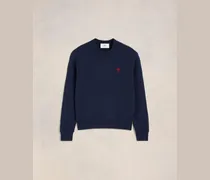 Ami De Coeur Sweatshirt aus blauer Bio-Baumwolle Blau Unisex
