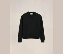 Ami de Coeur Sweatshirt aus schwarzer Bio-Baumwolle Schwarz Unisex