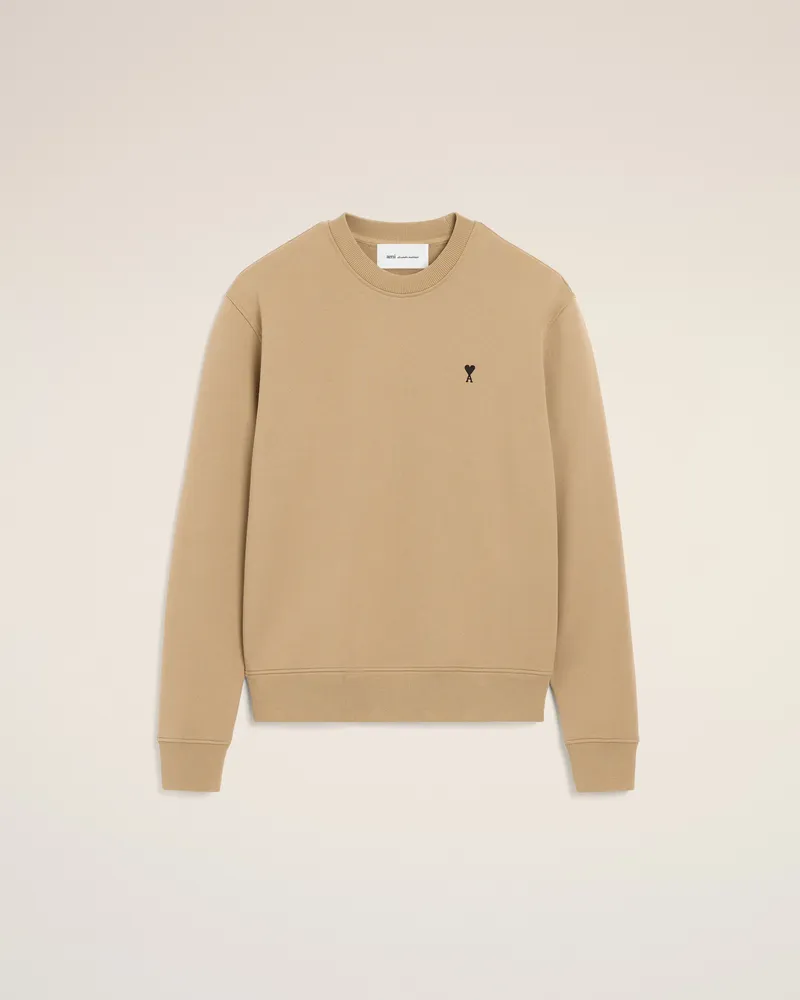 AMI Paris Ami de Coeur Sweatshirt aus beiger Baumwolle Beige - Größe für Herren Beige