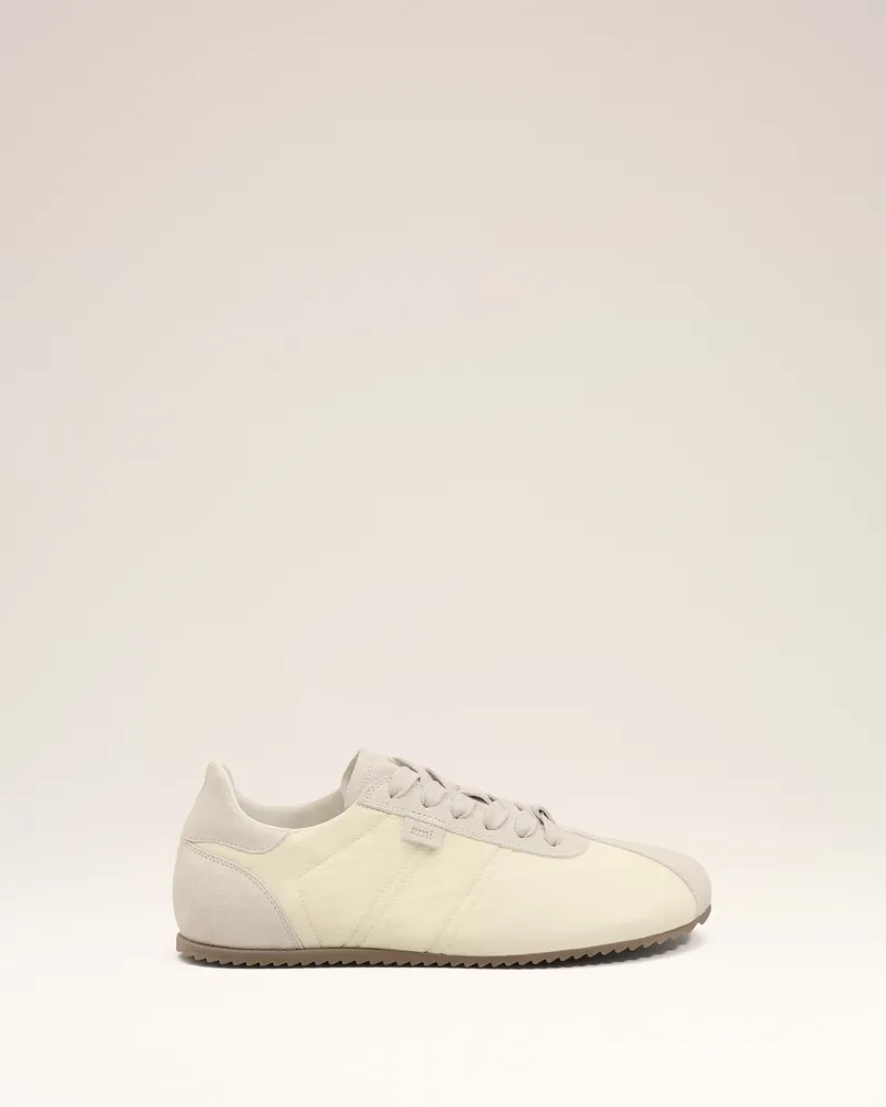 AMI Paris Weiße Nylon-Sneaker Weiß Unisex Weiss
