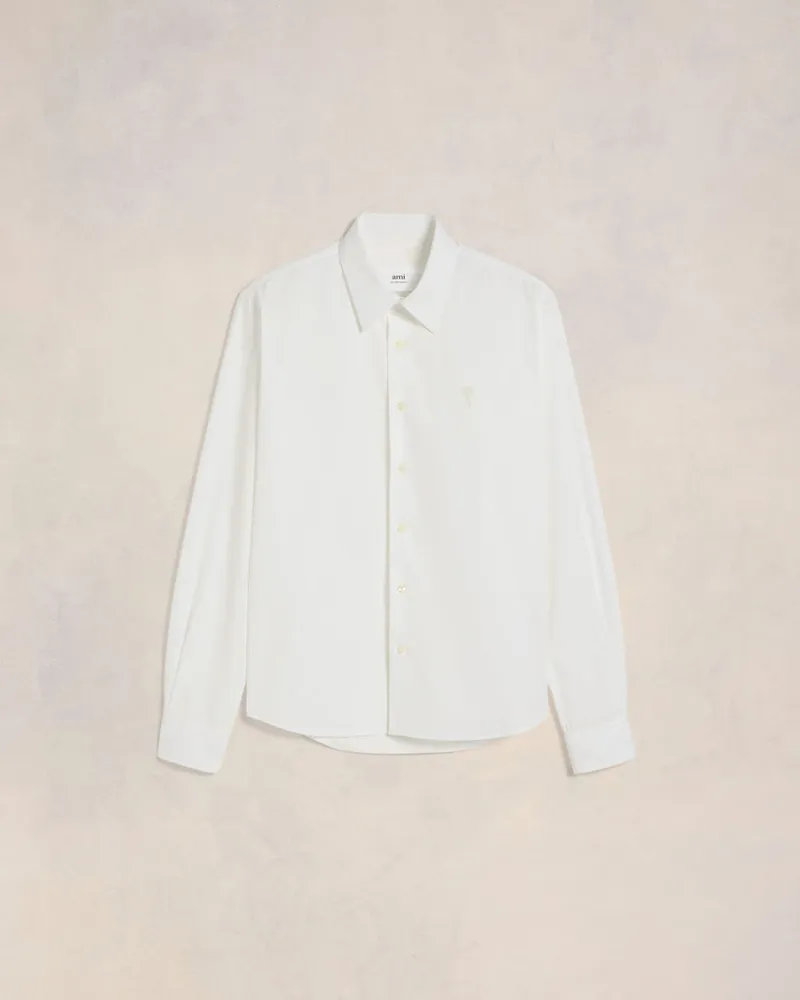 AMI Paris Klassisches Ami de Coeur Hemd Weiß für Herren Weiss