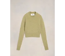 Pullover aus Donegalwolle Grün