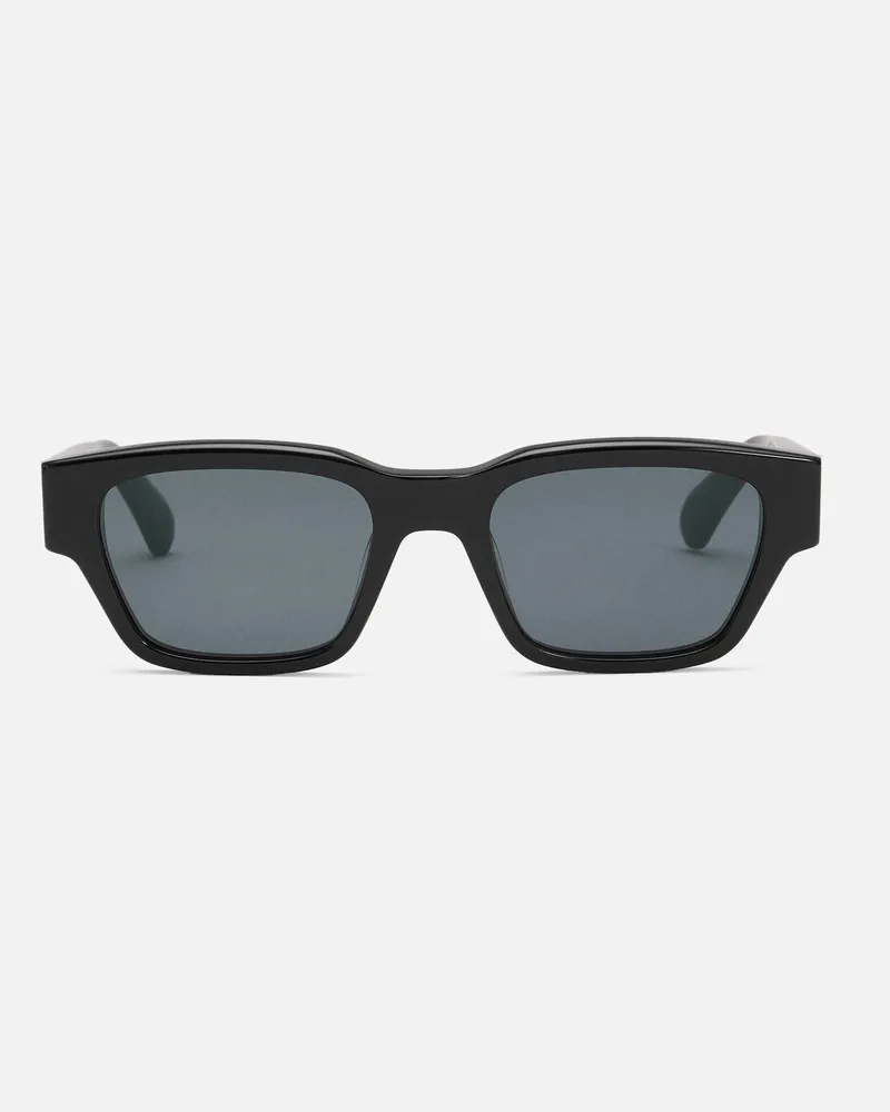 AMI Paris 75009 Sonnenbrille aus schwarzem Schwarz Unisex Schwarz