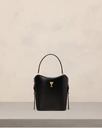 AMI Paris Mini Paris Paris Bucket Bag Schwarz Schwarz