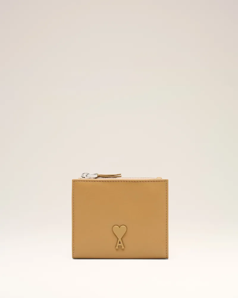 AMI Paris Gelbes Voulez-Vous Klapp-Portemonnaie Gelb Unisex Gelb